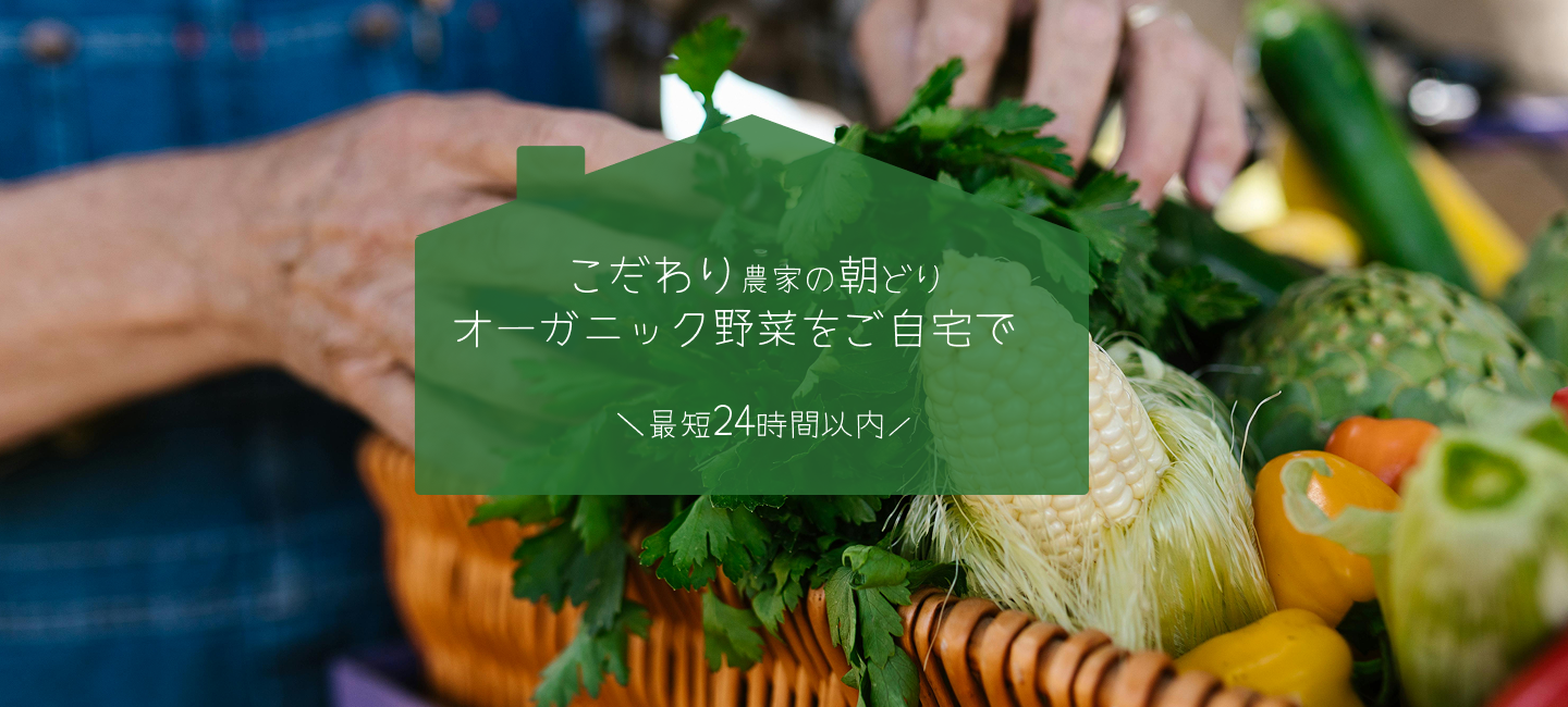 オーガニック野菜をご自宅で